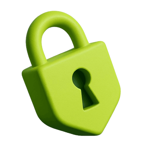 Decorative lock icon